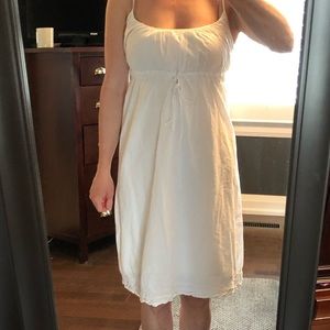 James Perse White Cotton dress size 2